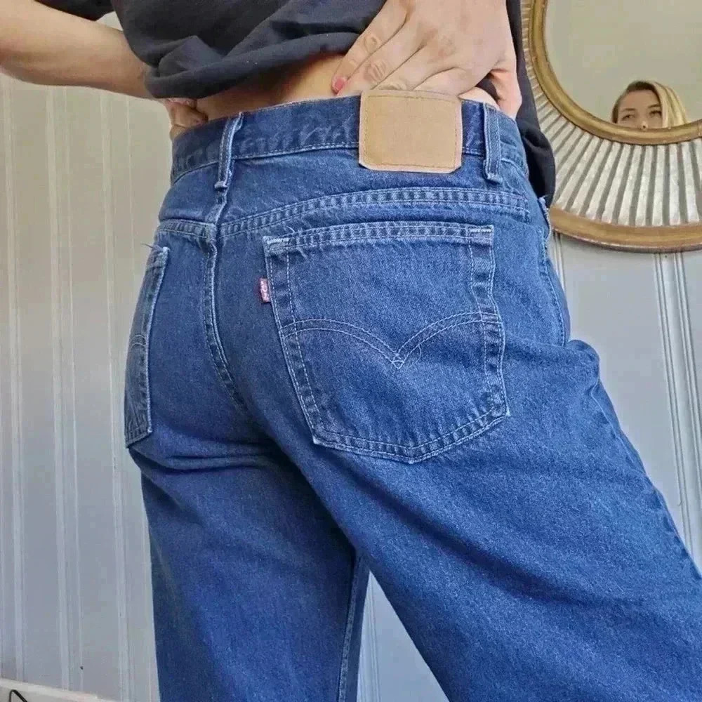 Vintage 70s Levis 577 RARE Low Rise Flared Jeans - 12 - Picture 3 of 10